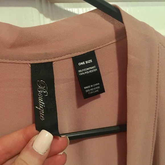 Dusty rose kimono - Picture 2 of 2